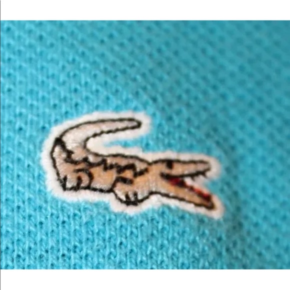 Lacoste Women Ocean Blue Polo Shirt Short Sleeve 6 - Picture 10 of 10